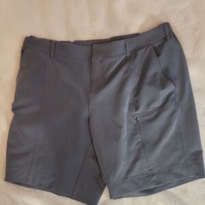 32 Degrees Gray Flat Front Shorts
